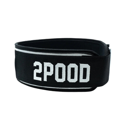 2Pood CrossFit® 4 Straight Weightlifting Belt White