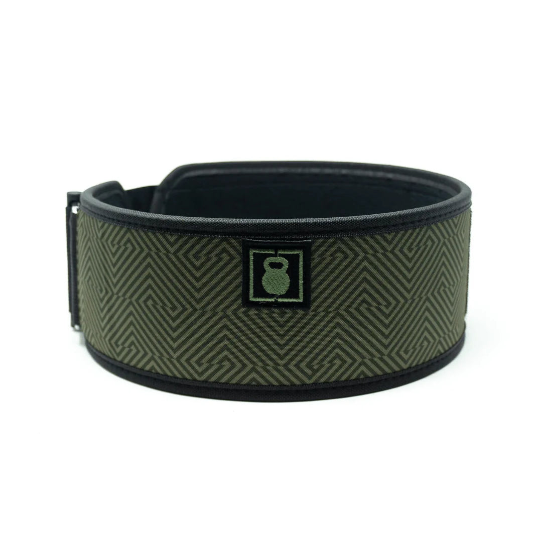 2Pood Forest 4 Weightlifting Belt Dk Green