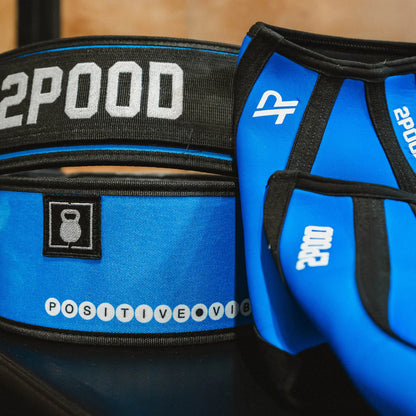 2Pood Knee Sleeves Positive Vibes 5mm - Blue