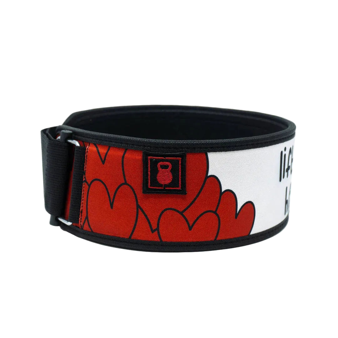 2Pood Lift Whit Heart 4 Weightlifting Belt