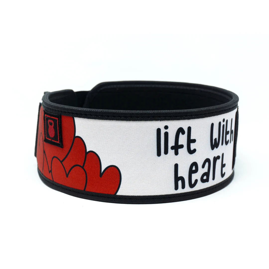2Pood Lift Whit Heart 4 Weightlifting Belt