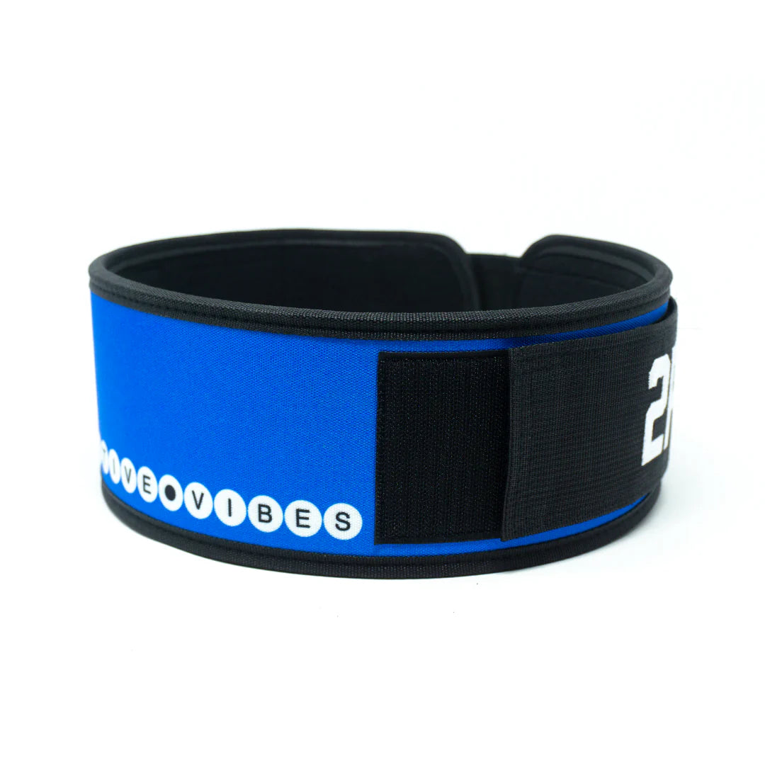 2Pood Positive Vibes by Alexis Raptis 4 Straight Weightlifting Belt