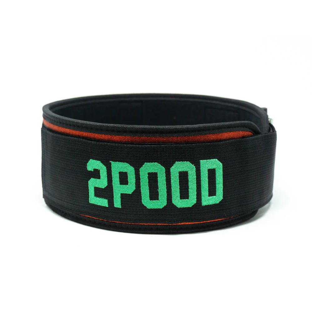 2Pood Showstopper 4 Straight Weightlifting Belt