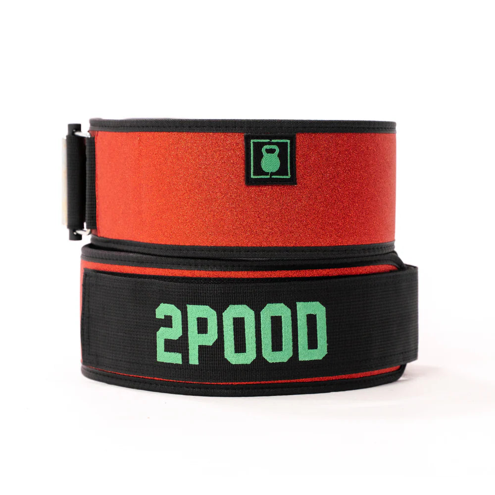 2Pood Showstopper 4 Straight Weightlifting Belt