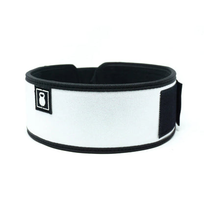 2Pood Sparkler White 4 Weightlifting Belt