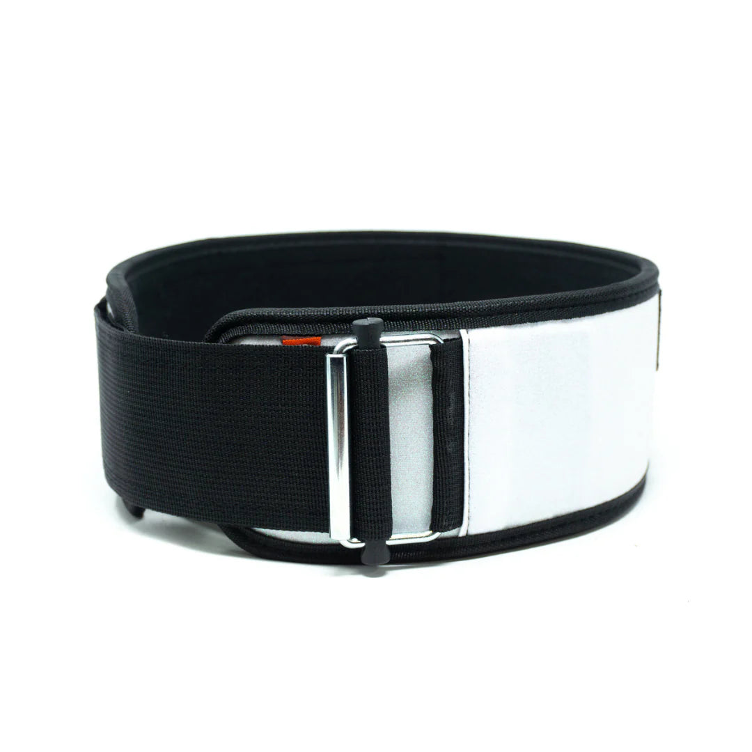 2Pood Sparkler White 4 Weightlifting Belt