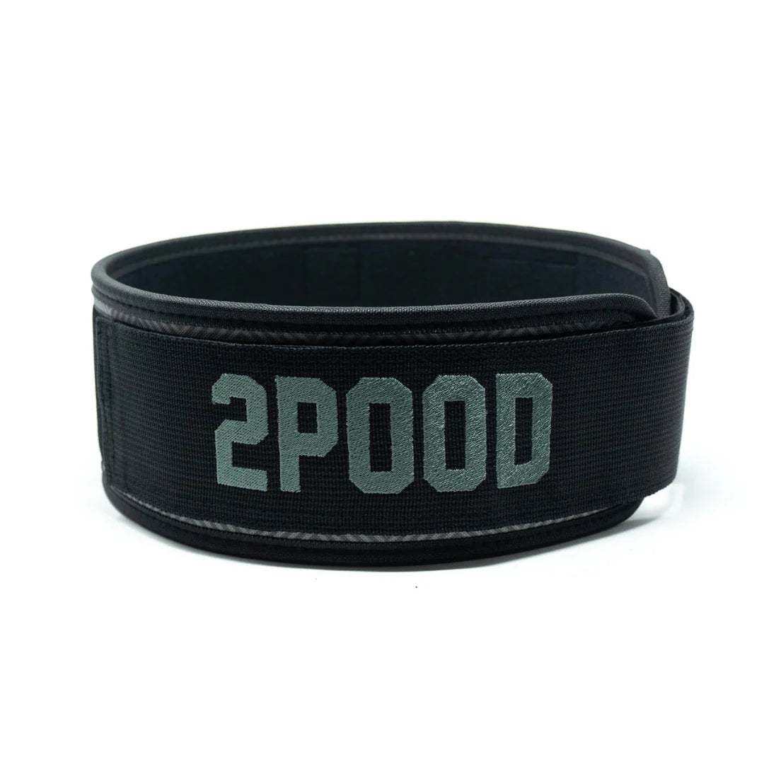 2Pood Stone 4 Weightlifting Belt  Grey