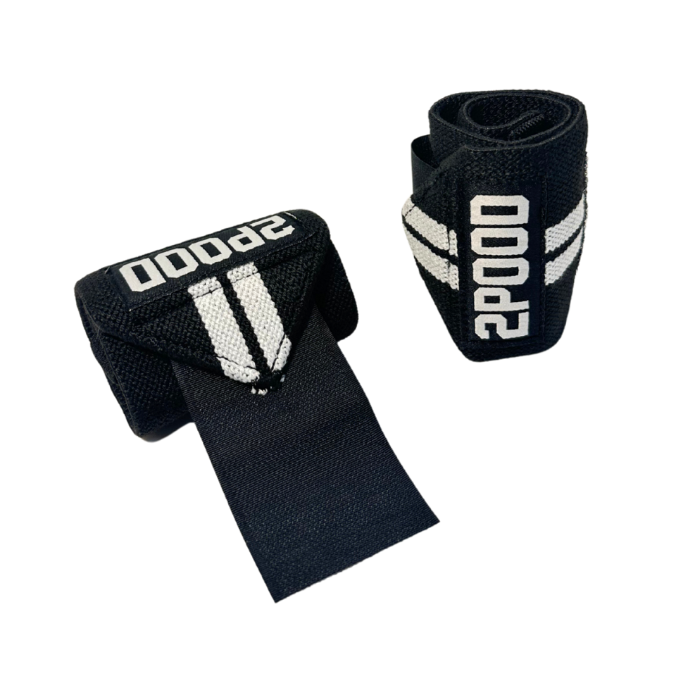 2Pood Wrist Wraps White