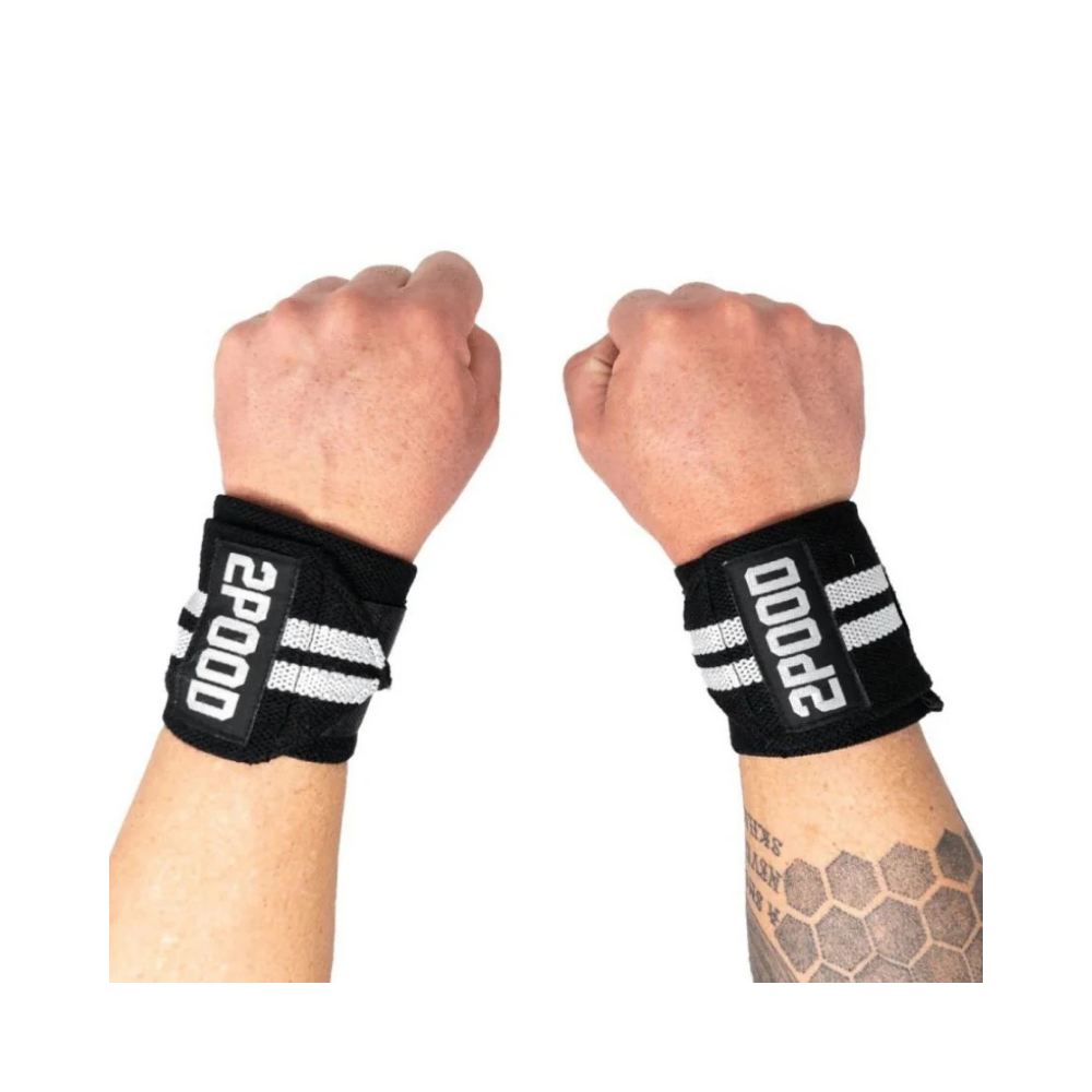 2Pood Wrist Wraps - White