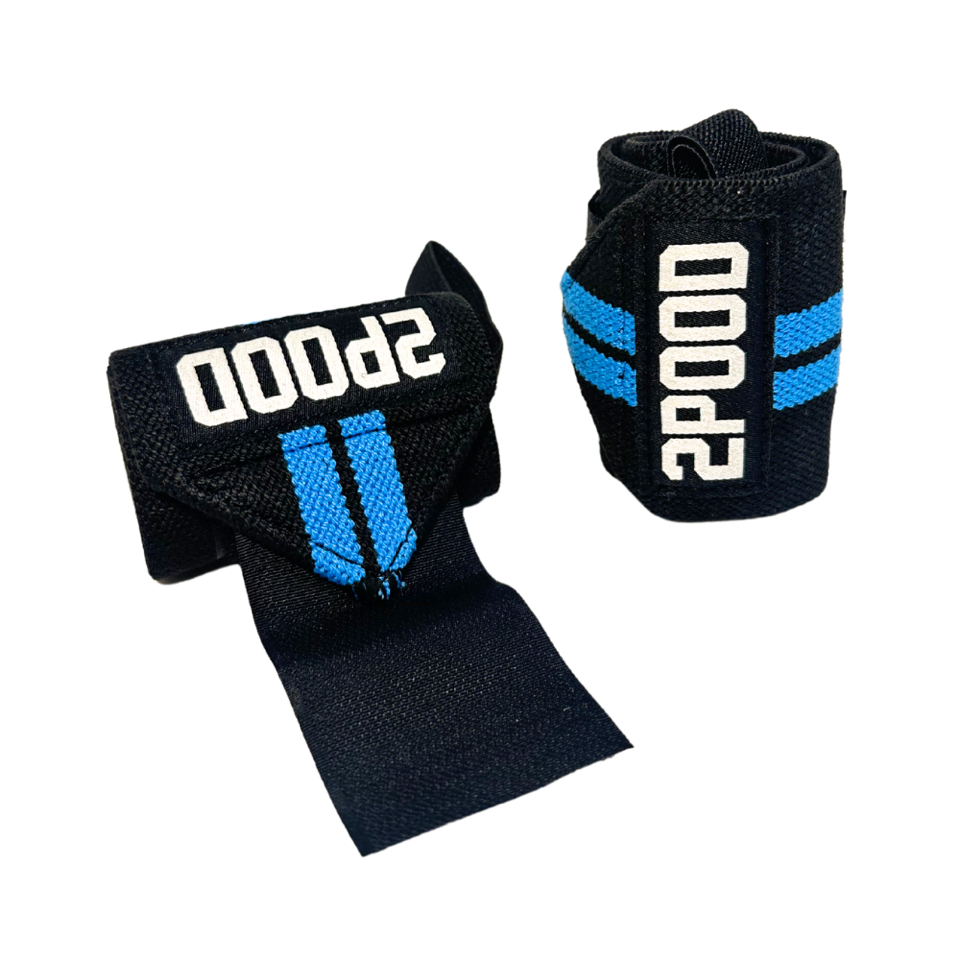 2Pood Wrist Wraps Blue