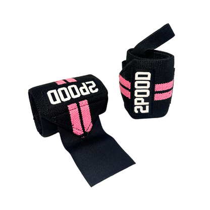 2Pood Wrist Wraps Pink