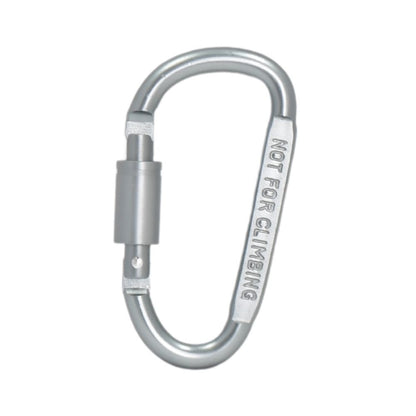 AL Carabiner Metal med skruvlås - Grey