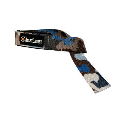 AL Lifting Straps - Blue Camo