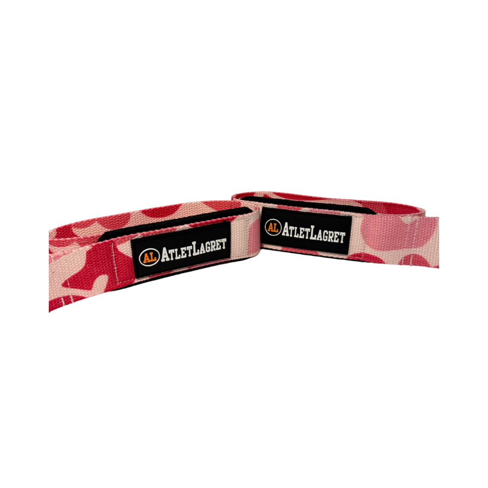 AL Lifting Straps - Pink Camo
