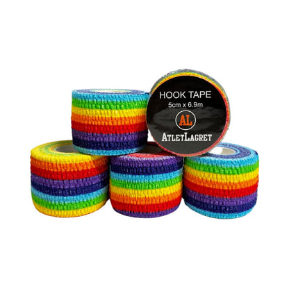 AL Premium Hook Grip Tape 5-Pack - Rainbow