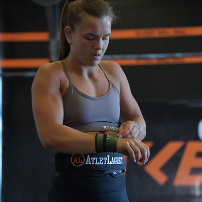 AL Wrist Wraps Bomull - Army Green