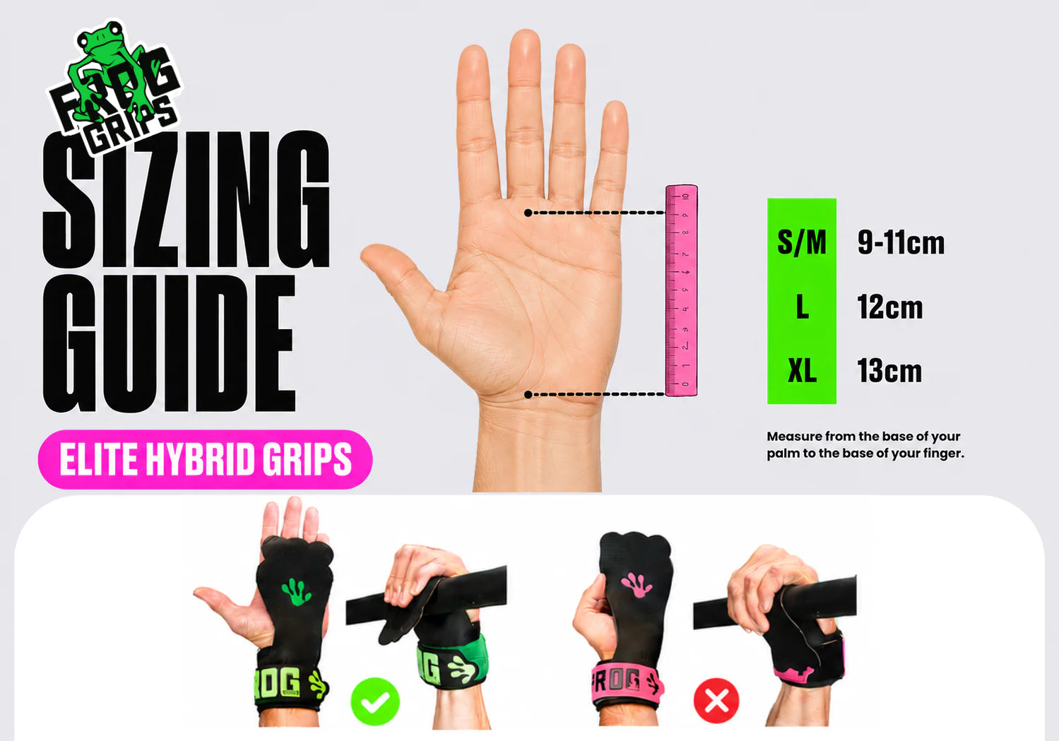 Frog Grips - Elite Hybrid HD Grips - Pink
