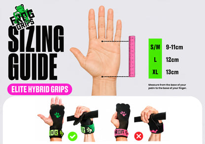 Frog Grips - Elite Hybrid HD Grips - Pink