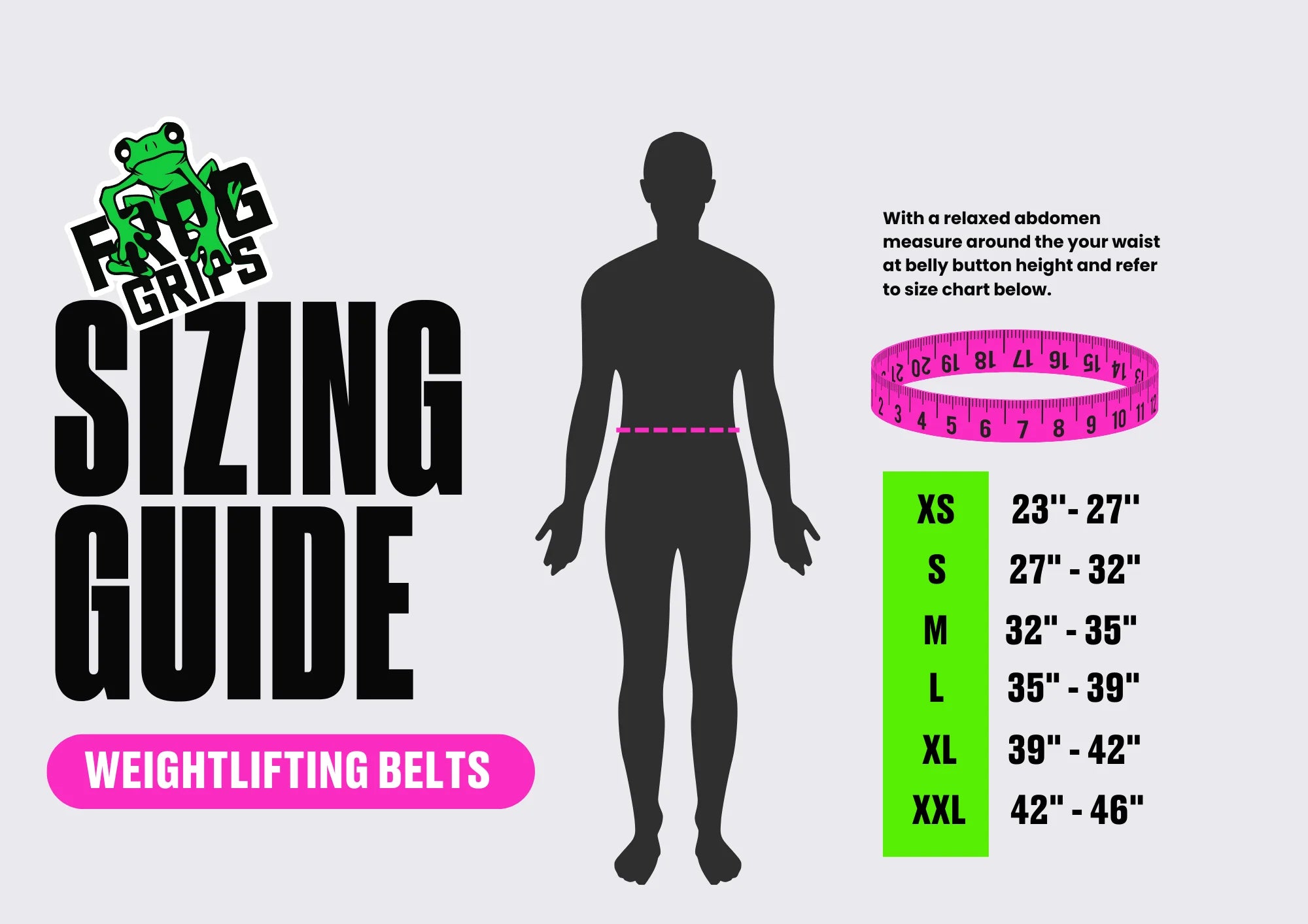 Frog Grips - Lifting Belt - Orange