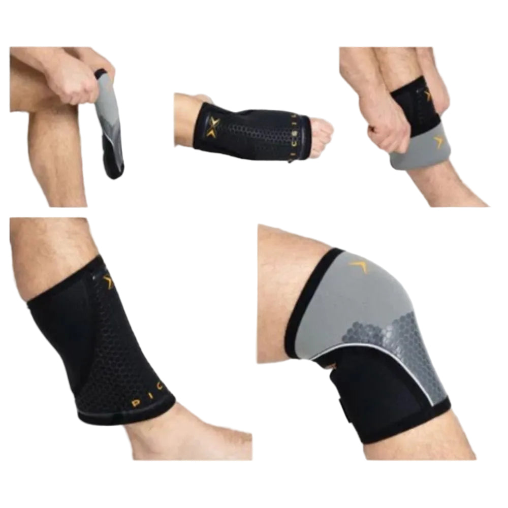 Picsil Hex Tech Knee Sleeves 5mm - Grey