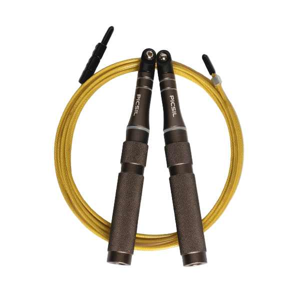 Picsil Rock Jump Rope Slate – Snabbt hopprep i aluminium | Atletlagret