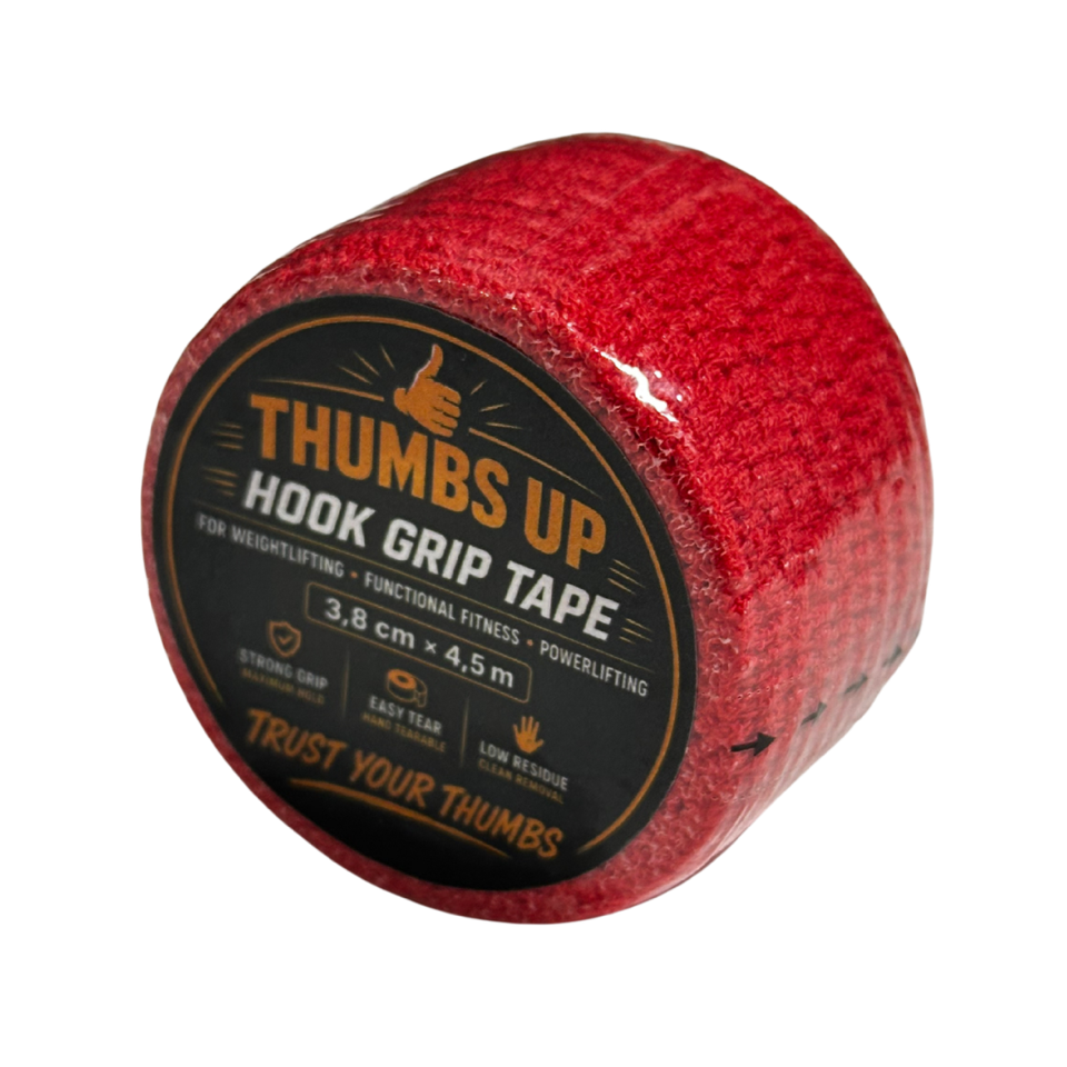 Thumbs Up Hook Grip Tape - Red