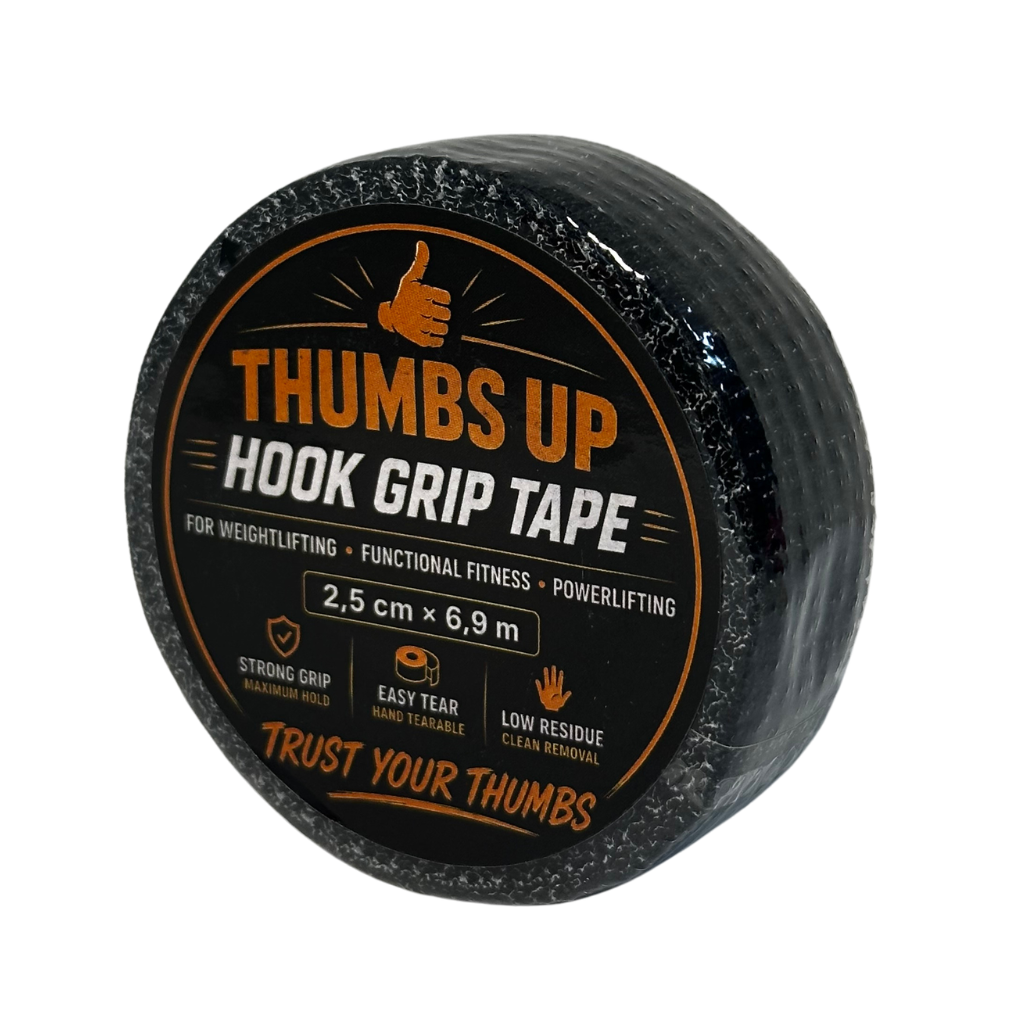 Thumbs Up Hook Grip Tape Thin - Black