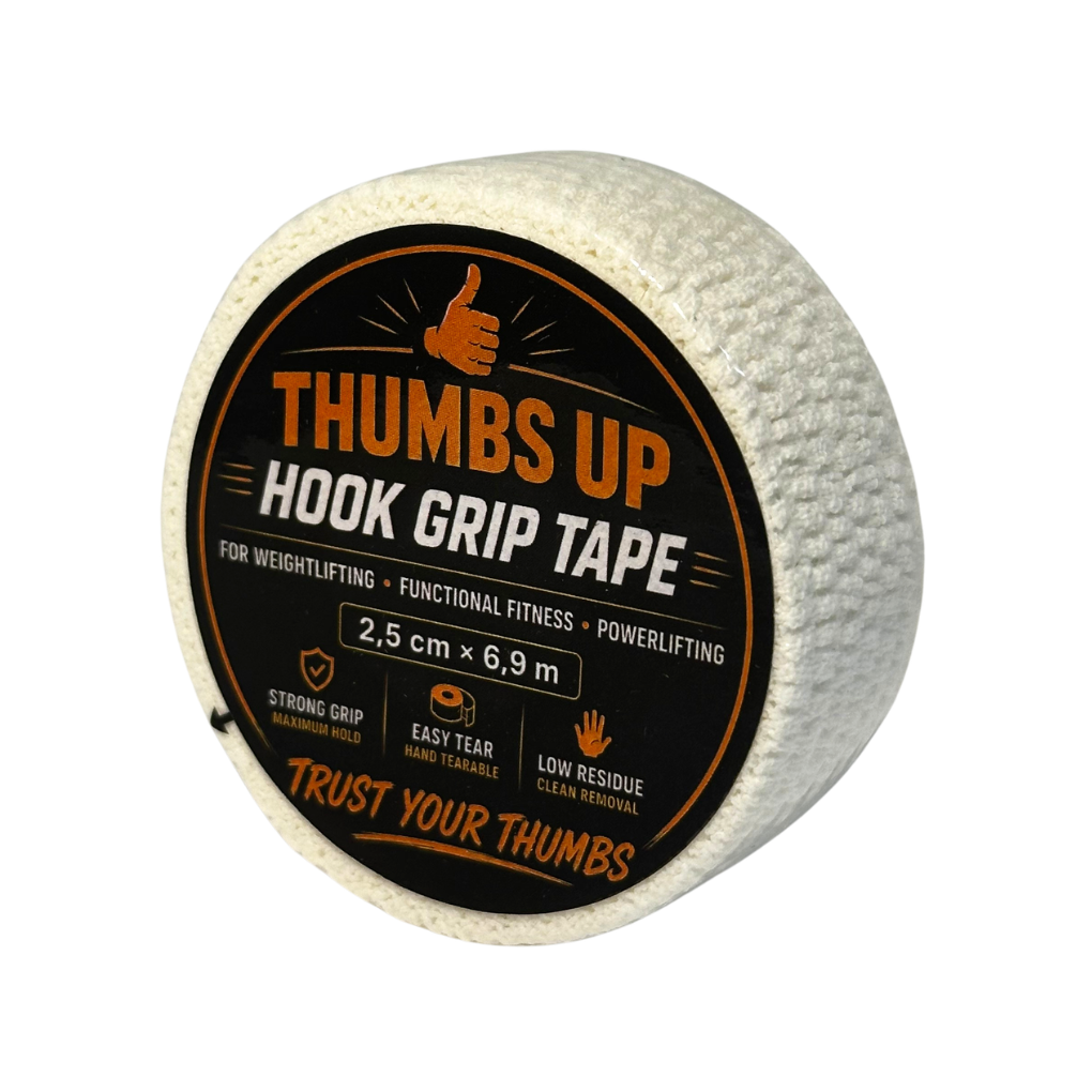 Thumbs Up Hook Grip Tape Thin - White