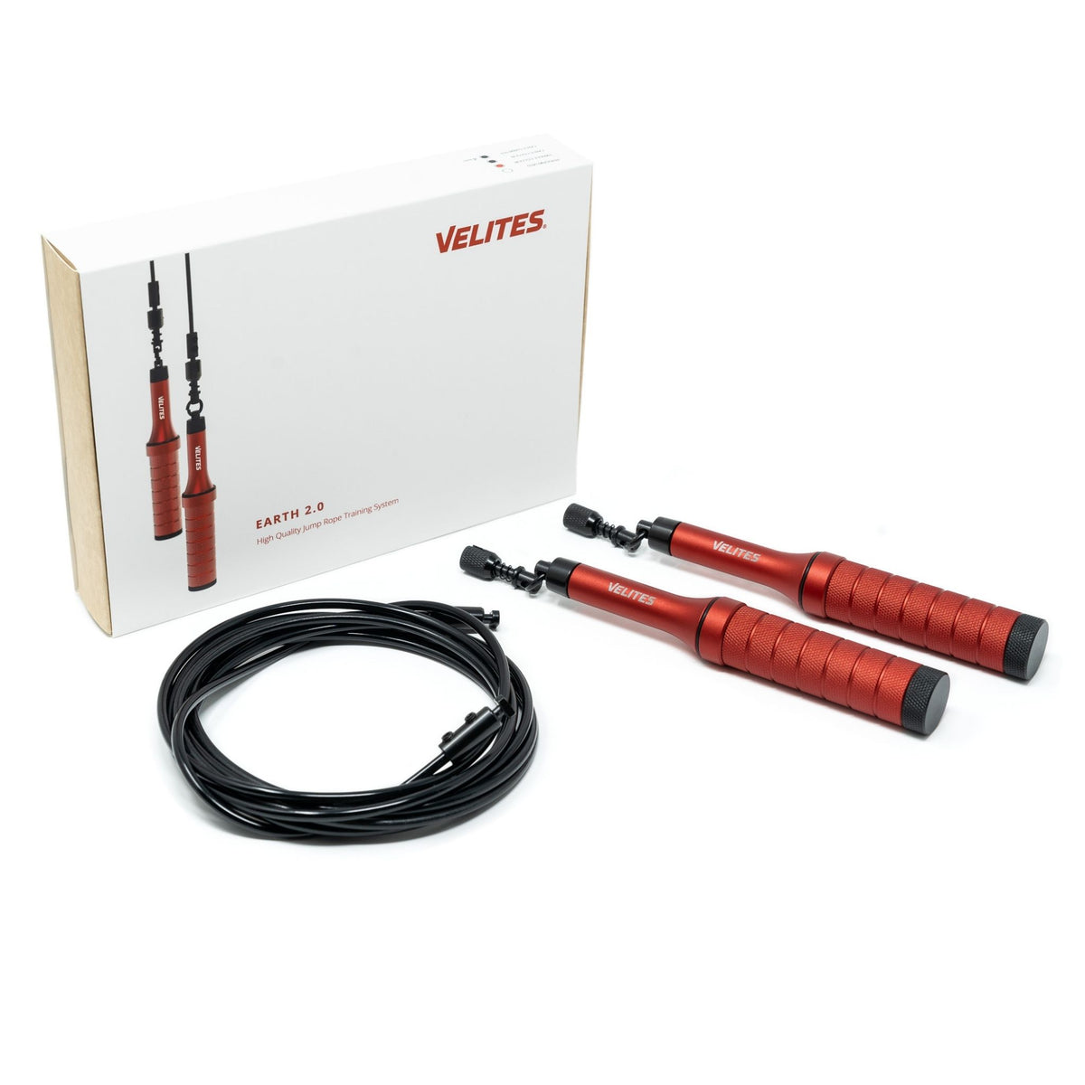 Velites Earth 2.0 Heavy Jump Rope - Red