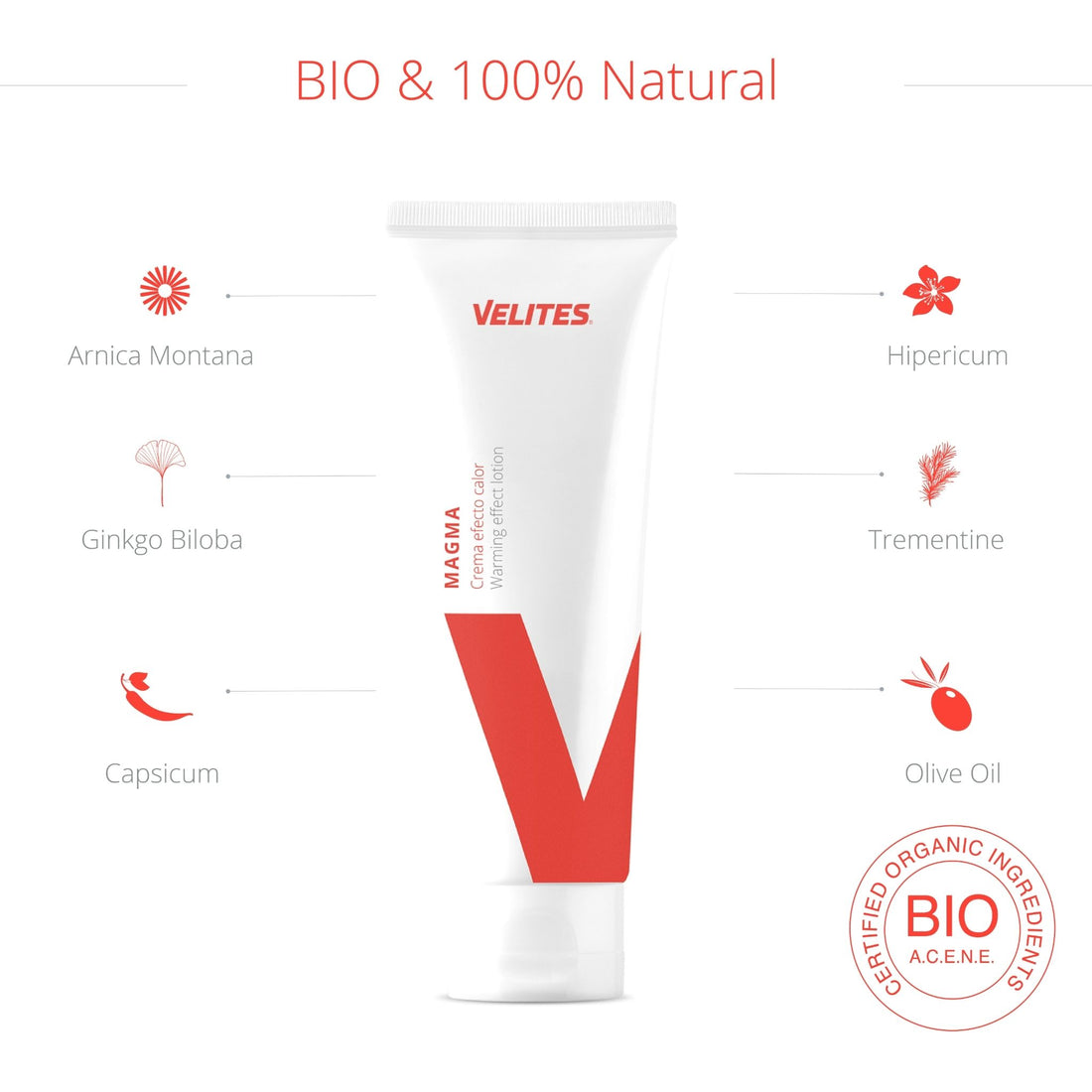 Velites - Magma Creme Warming effect lotion 100ml