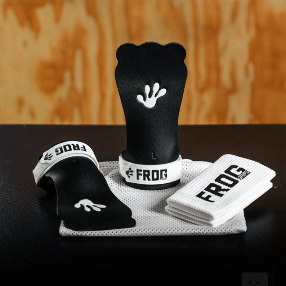 Frog Base Grips 2.0 - OG Black/White Fingerless