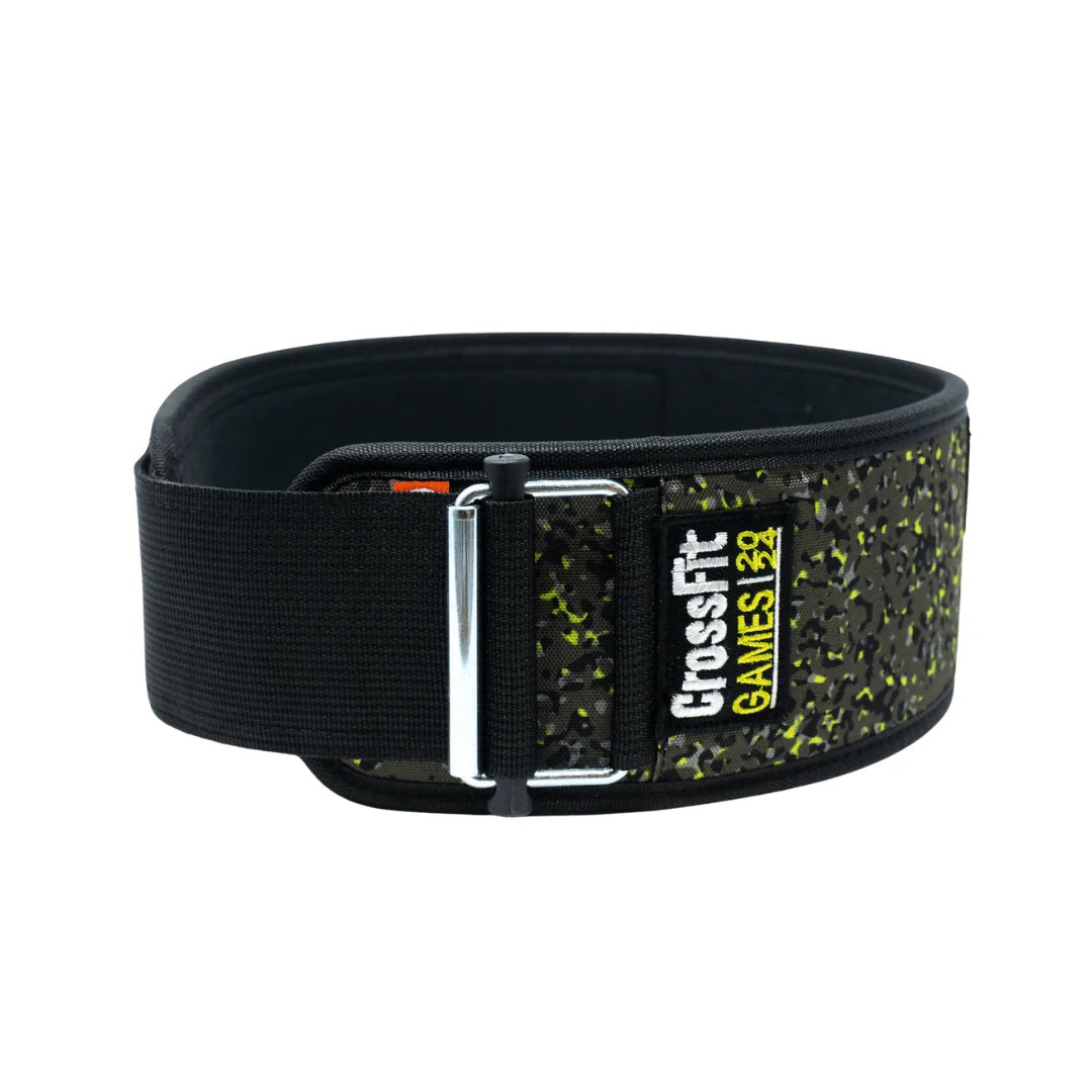 2Pood Weightlifting Belt Straight Black Camo CrossFit Season