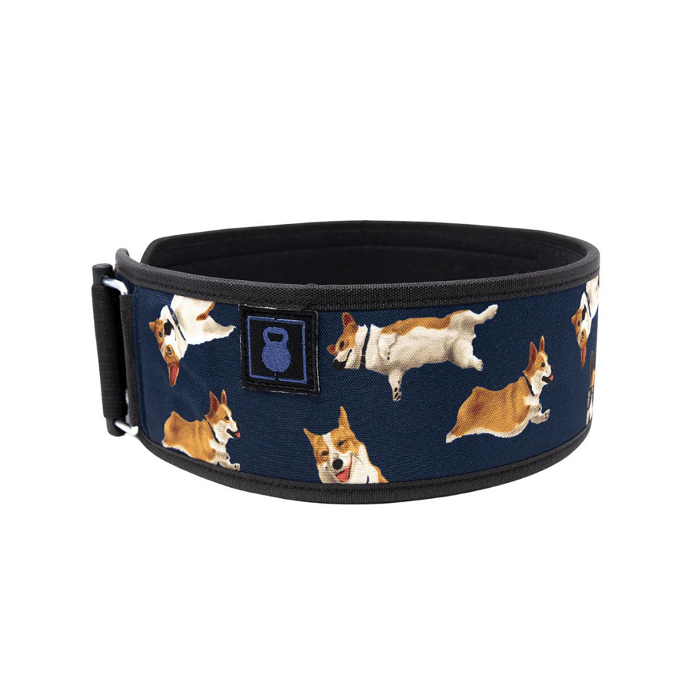 2Pood Weightlifting Belt Straight Winston the Corgi