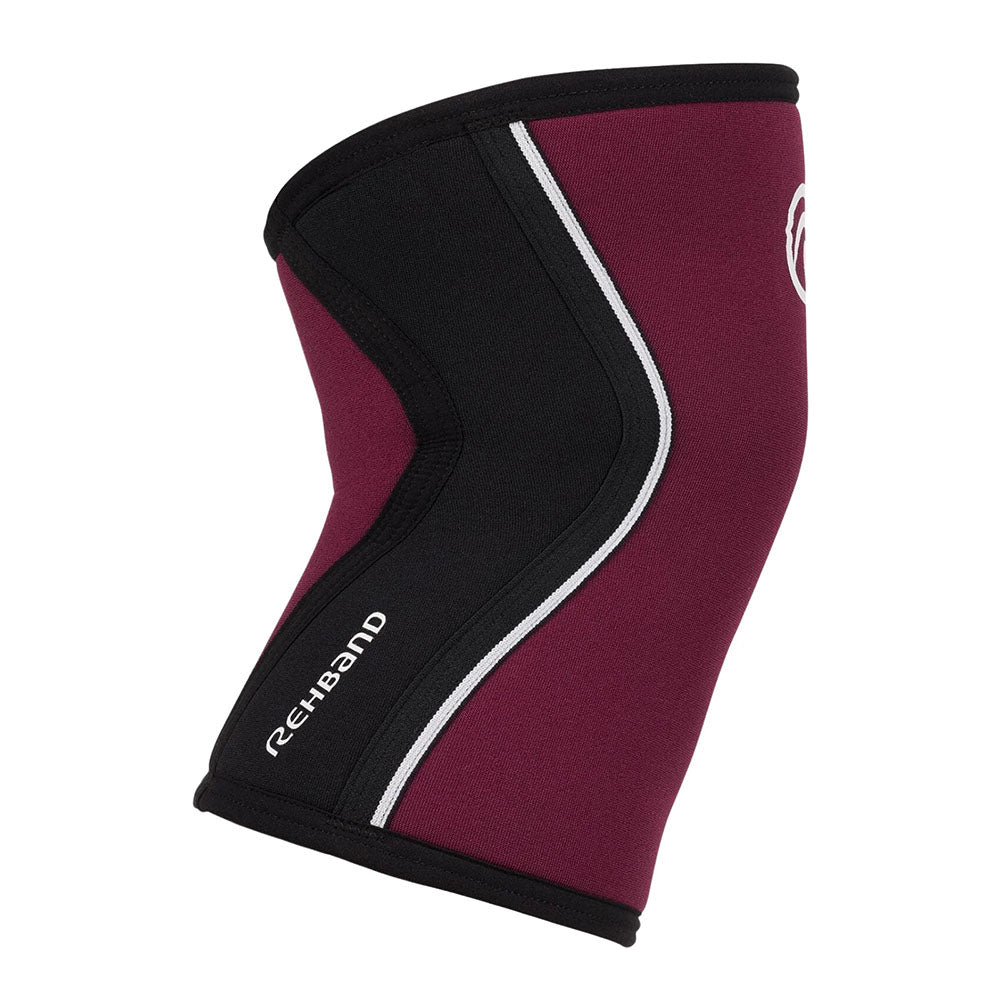Rehband RX Knee Sleeves 5 mm Black/Burgundy 1-pack