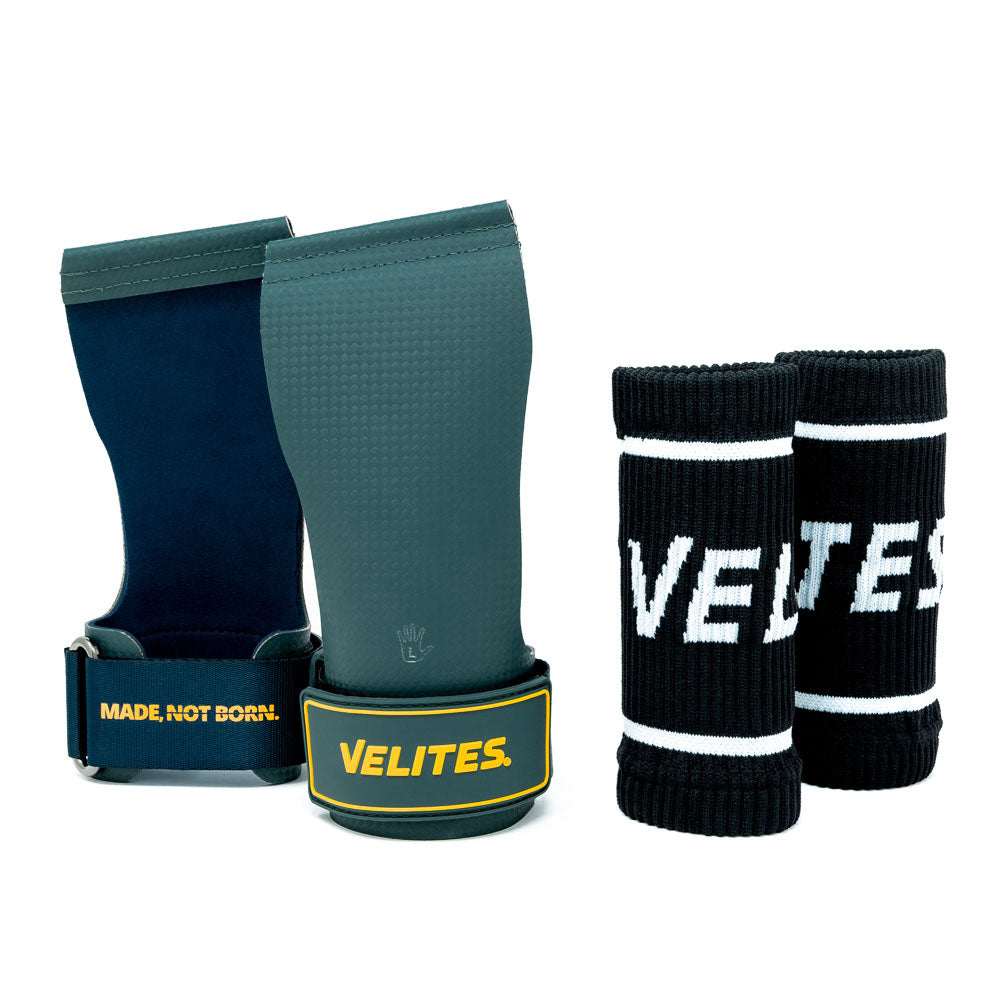 Velites Quad Ultra Grips No Chalk Dark Green Kit