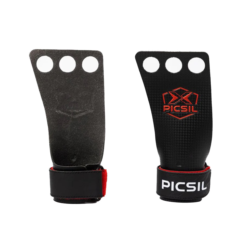 Picsil Rx Grips 3 Holes Red
