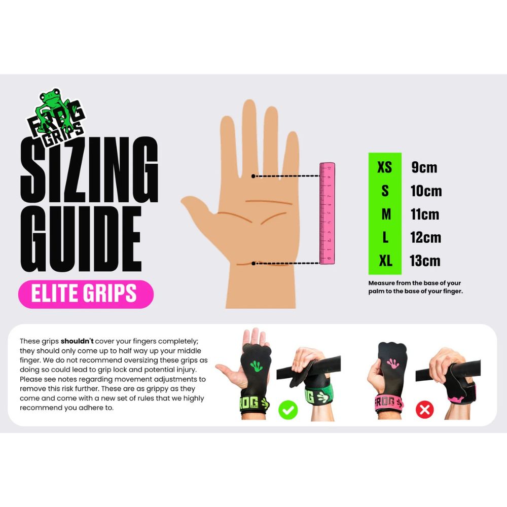 Frog Elite Grips 4.0 - HD Pink Fingerless