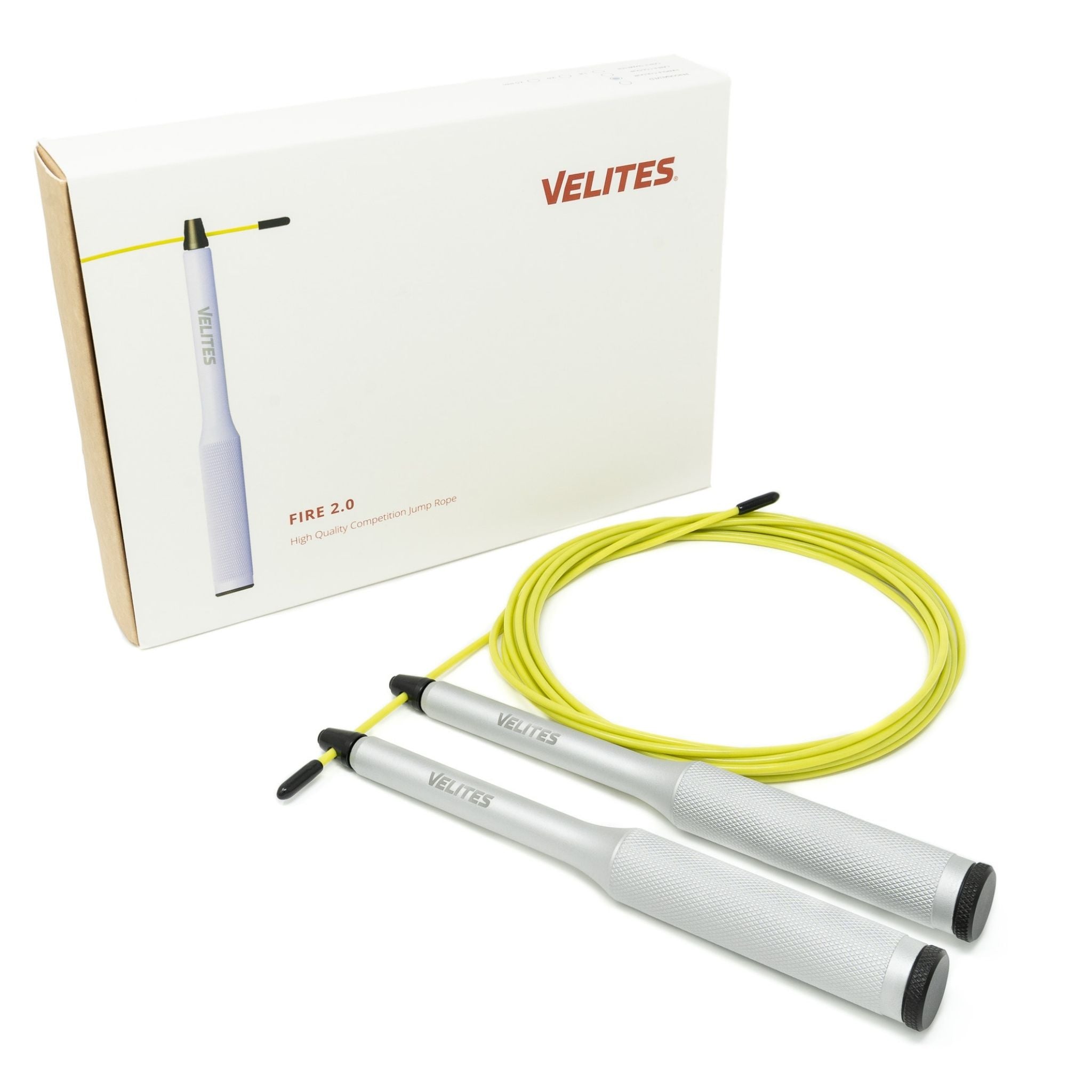 Velites Fire 2.0 Speed Rope Silver