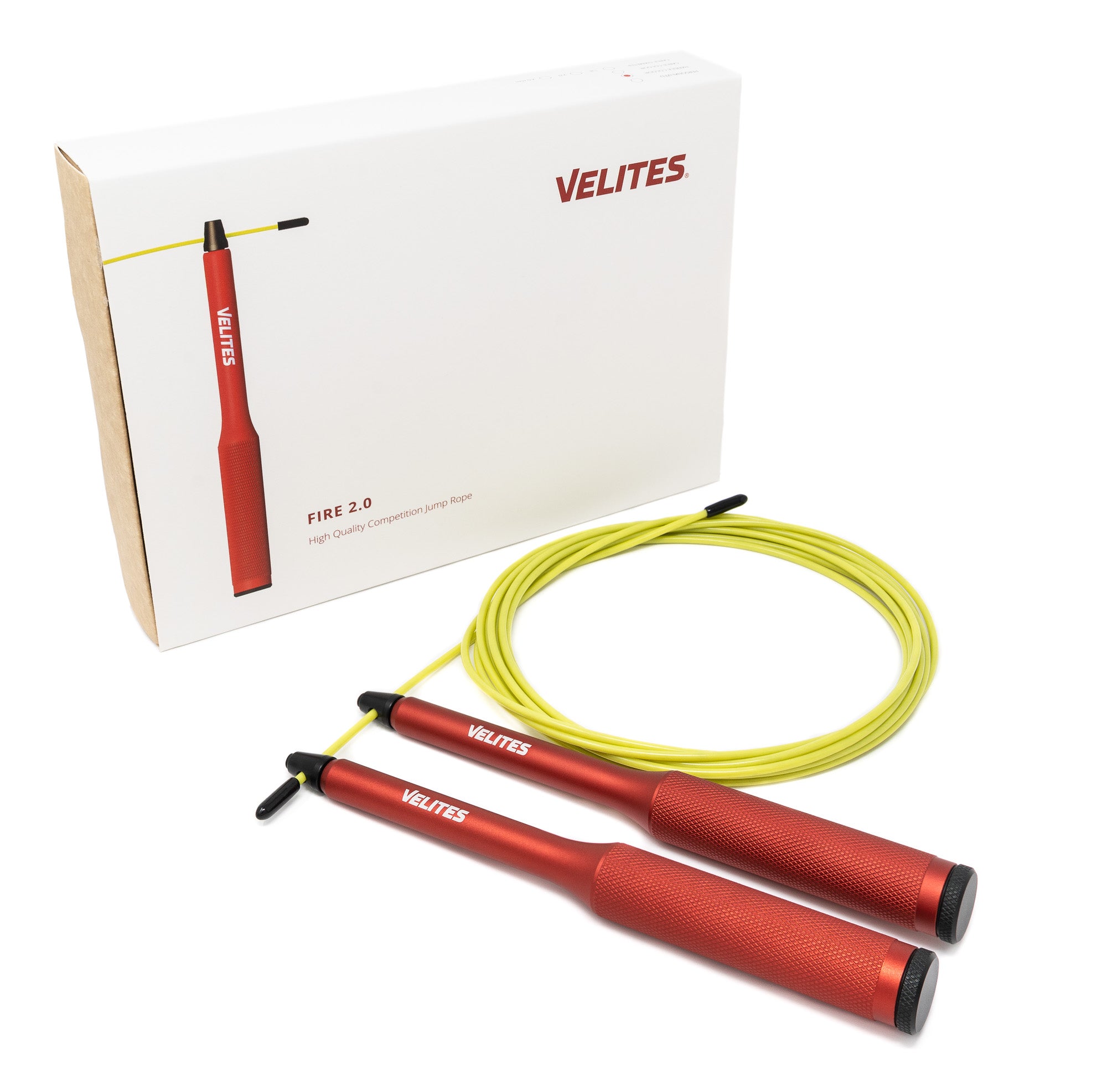 Velites Fire 2.0 Speed Rope Red