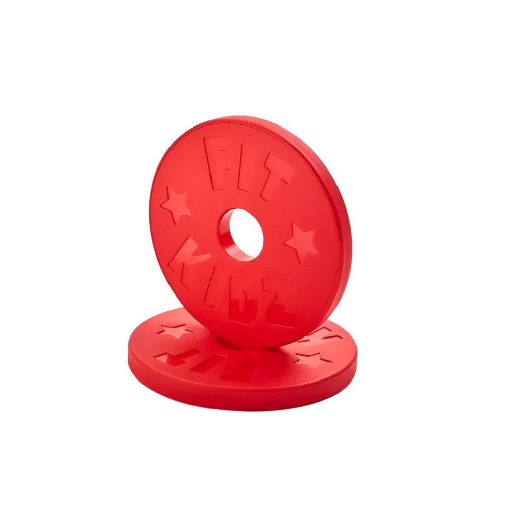 Fit kidz Extra Viktplattor Red