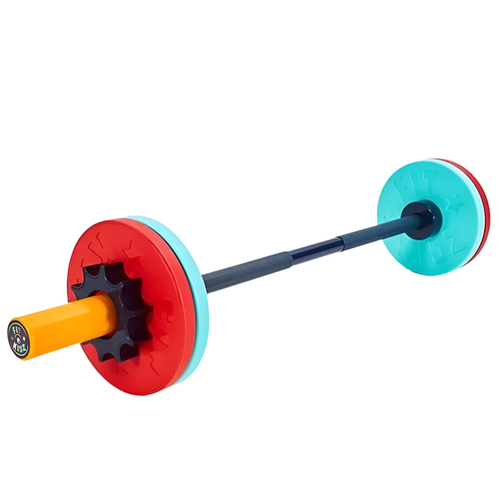 Fit kidz Barbell &amp; Bumper Plate