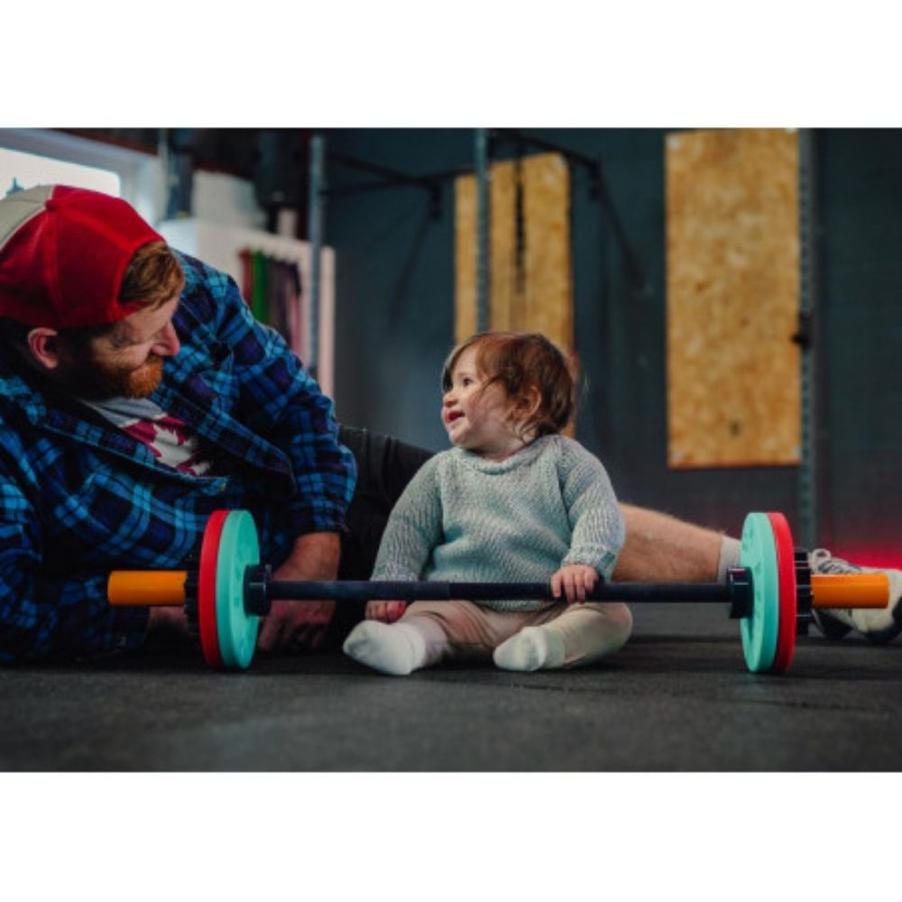 Fit kidz Barbell &amp; Bumper Plate