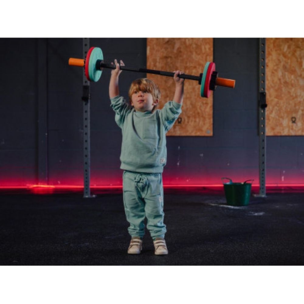 Fit kidz Barbell &amp; Bumper Plate
