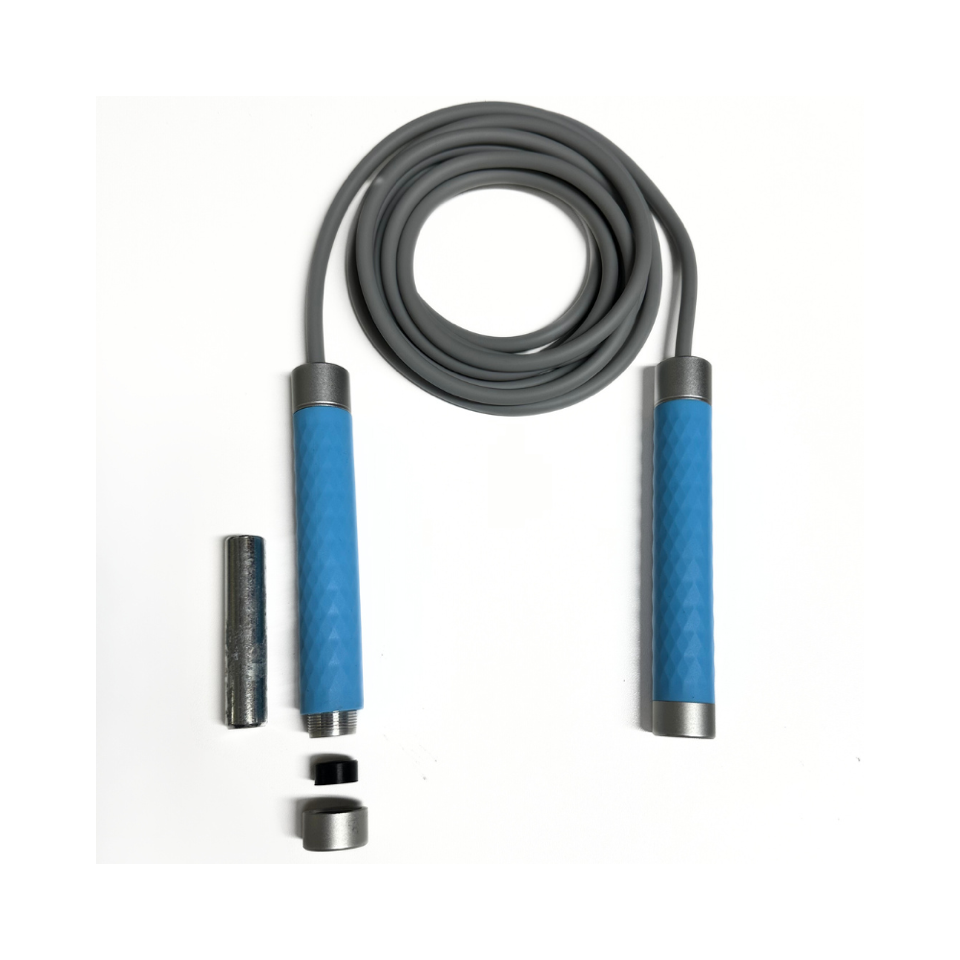 AL Heavy Jump Rope, Silikonhandtag Blue