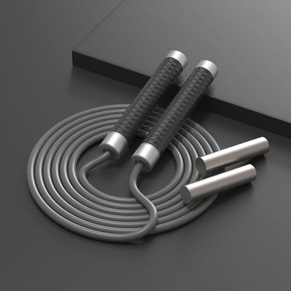 AL Heavy Jump Rope Silikonhandtag Black