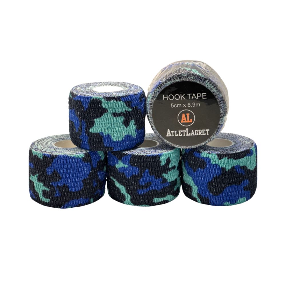 AL Hook Tape Blue Camo 5-pack