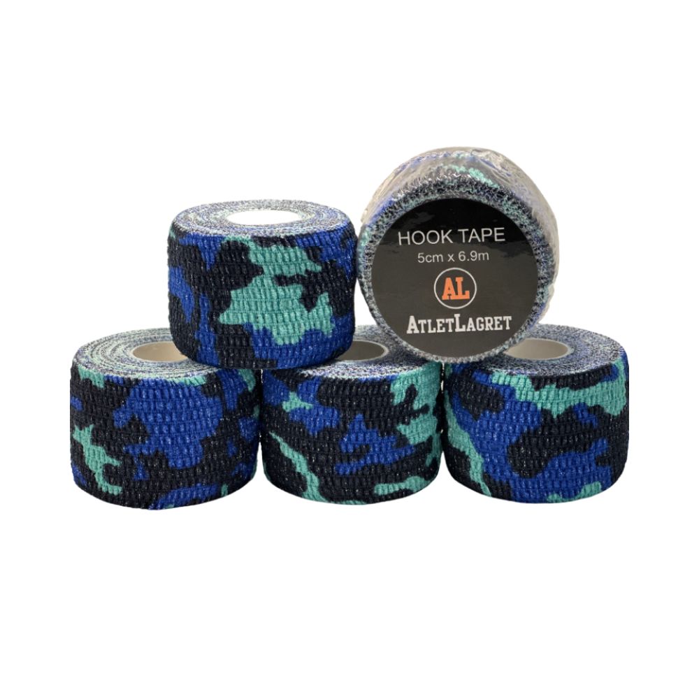 AL Hook Grip Tape Blue Camo 5-pack