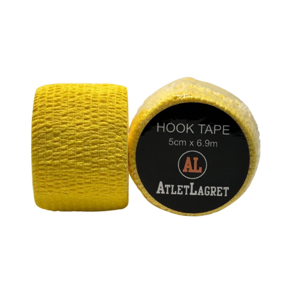 AL Hook Tape Yellow 1p   6,9 meter x 5 cm
