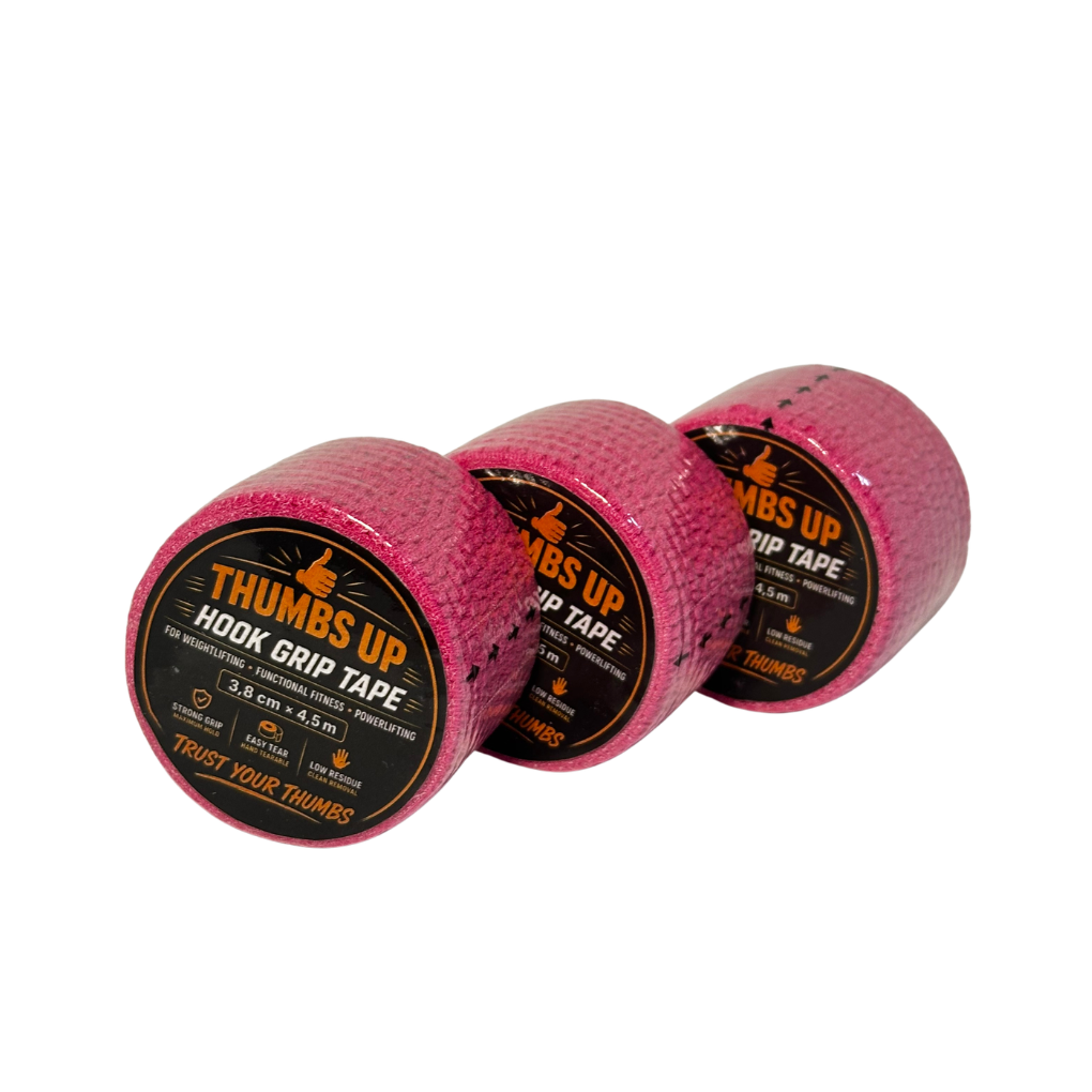 Thumbs Up Hook Grip Tape Pink 3-Pack (38.33/st)