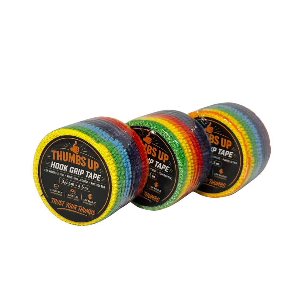 Thumbs Up Hook Grip Tape Rainbow 3-Pack (43,00/st)
